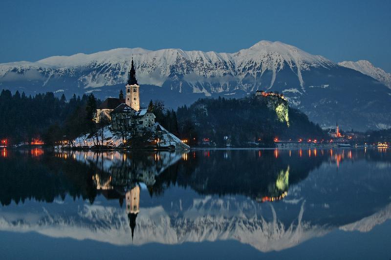Apartments Rose In Winter Bled Esterno foto